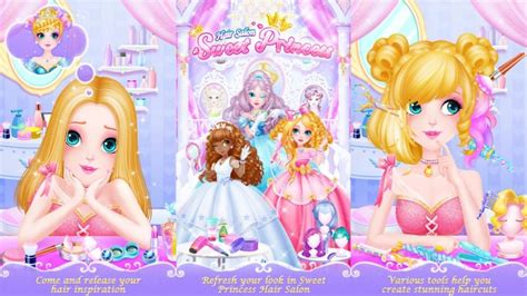 العاب تلبيس بنات 2023 جديدة ومميزة ومواصفات لعبة Sweet Princess Hair Salon‏ العاب جديده بنات