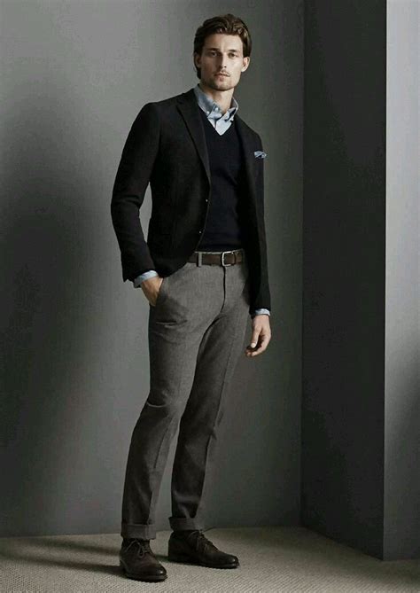 So you've crafted your perfect business casual wardrobe and need the knit over a collared shirt is another business casual staple, sometimes worth with a sports coat. .:Casual Male Fashion Blog:. (retrodrive.tumblr.com ...
