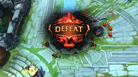 Lol Pbe 2262015 Update End Of Game Victorydefeat New Animation