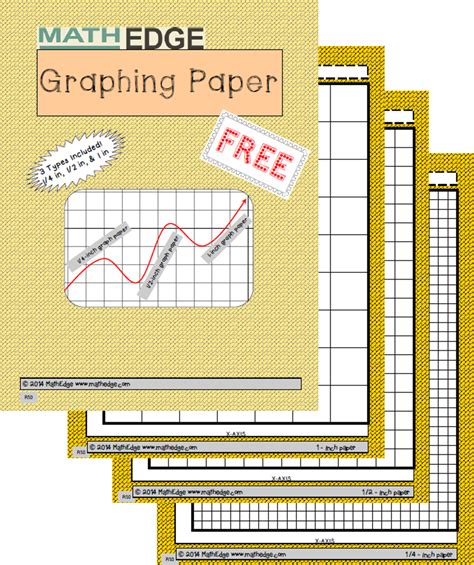 Free Multisize Graphing Paper Mathedge Graphing Graph Paper