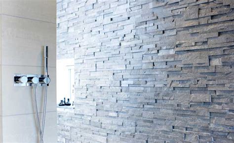 Natural Stone Showers Stacked Stone Veneer Panels For Shower Walls