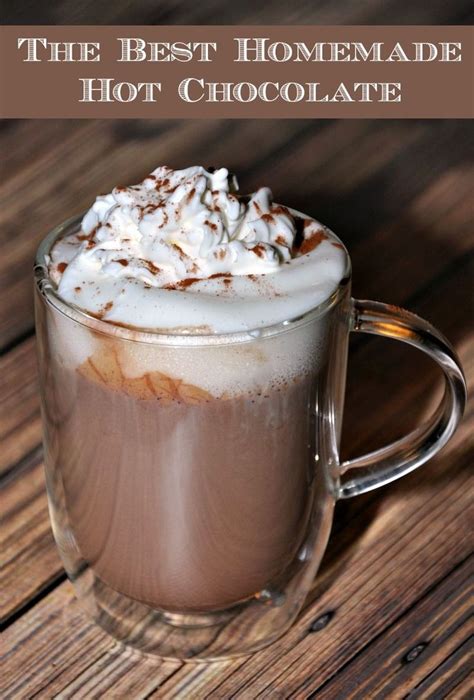 How To Make Hot Chocolate Happy Mothering Recipe Homemade Hot Chocolate Best Hot