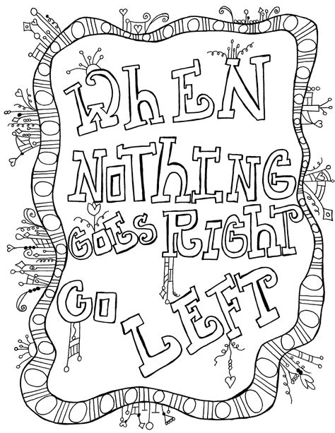 Printable Inspirational Coloring Pages