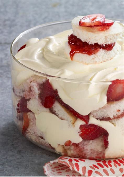 Strawberry Shortcake Trifle Recipe Kraft Recipes Trifle Recipe