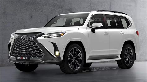 2022 Lexus Lx Imagined Digitally With Hardcore Spindle Grille Sharper