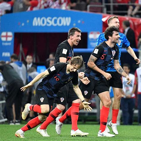 Fifa World Cup 2018 Croatia Enter First World Cup Final After Foiling