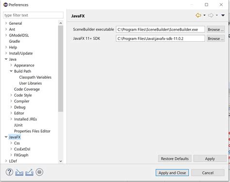 Eclipse Community Forums Newcomers Help In Setting JavaFX 11 SDK In
