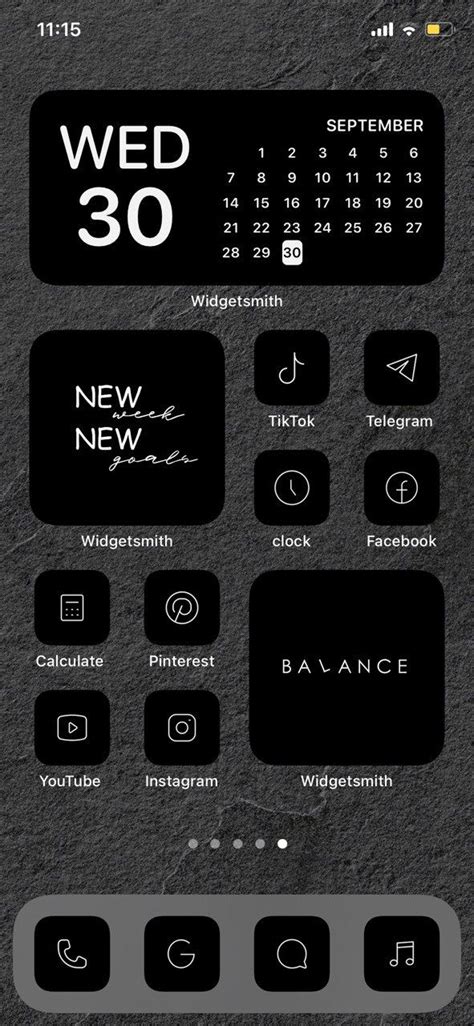 83 Black Ios 14 App Icons Dark Mode Widget Ios 14 Cover Etsy App
