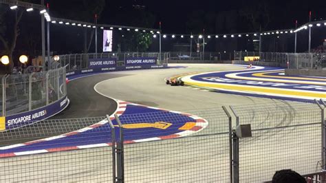 View From Turn 1 Grandstand At Singapore Grand Prix Youtube