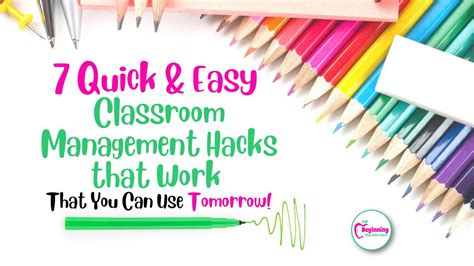 7 Quick And Easy Classroom Management Hacks That Work