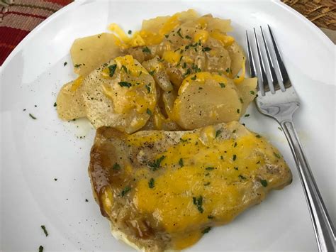Cover and cook on low for 8 to 9 hours. Slow Cooker Pork Chops and Potatoes - Sweet Pea's Kitchen