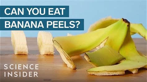 Is It Good To Eat Banana Peels Banana Poster