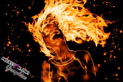 Fire Woman By Projector22 On Deviantart
