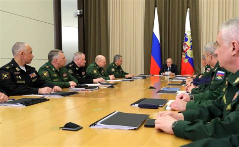 Meeting With Defence Ministry Senior Officials President Of Russia