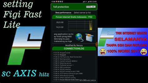 Namun tenang saja bila anda belum atau tidak memiliki akun vpn yang aktif, anda bisa mendapatkanya atau mendaftar di www.freesstpvpn.com. cara setting aplikasi FIGI FAST Lite untuk internet gratis ...
