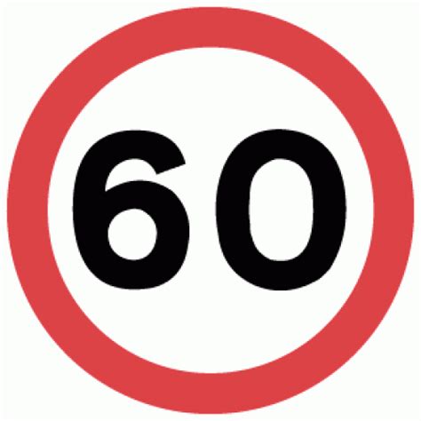 Dot 670 60 Mph Speed Limit Sign