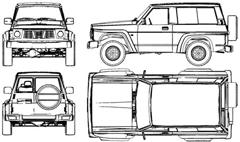 Nissan Patrol Drawings