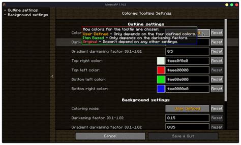 Colored Tooltips Fabric Mods Minecraft