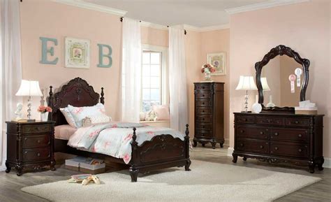 The cinderella collection is your little girl's dream. Homelegance Cinderella Bedroom Set - Dark Cherry B1386NC ...