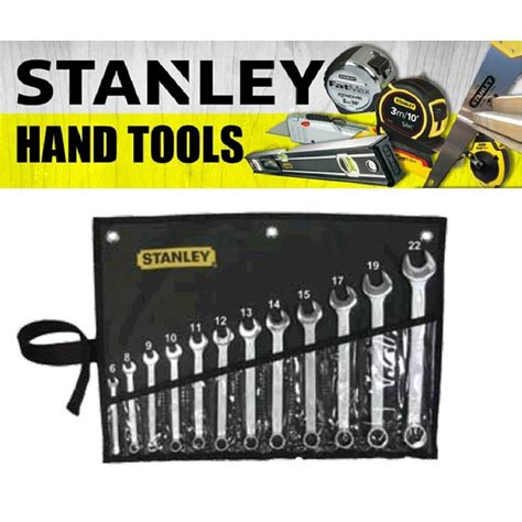 Stanley 95 094 1 12 Piece Slimline Combination Wrench Set Metric
