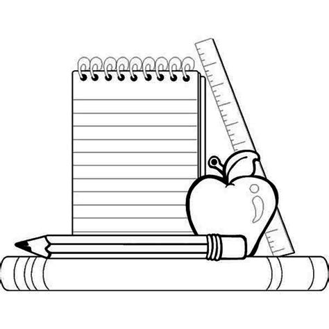 School Supplies Black And White Clipart 20 Free Cliparts Download