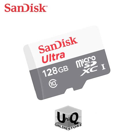 Sandisk Ultra Micro Sdxc 128gb Class 10 Memory Card Sdsquns Shopee
