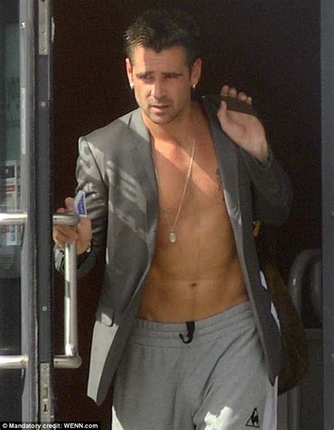 colin farrell bares his big smooth chest naked male celebrities