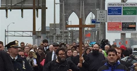 Faithful Mark Good Friday With Way Of The Cross Procession Over