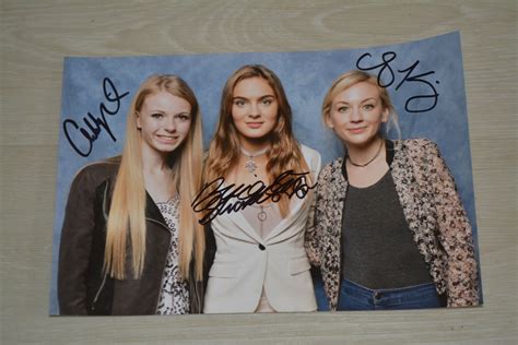 Emily Kinney Brighton Sharbino Addy Miller Signed Autograph In