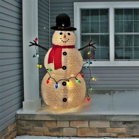 Outdoor Light Up Snowman Home Inspiration