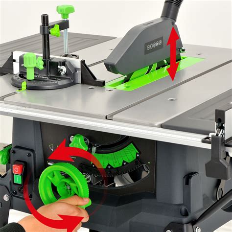 New Luxter 255mm 1800w Cutting Table Saw For Woodworking