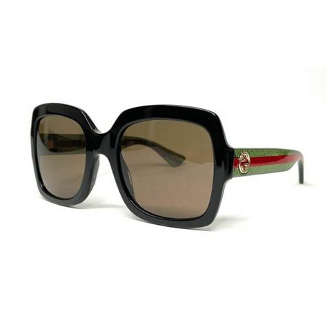 women s gucci gg0053s 001 black oversized square sunglasses see my glasses