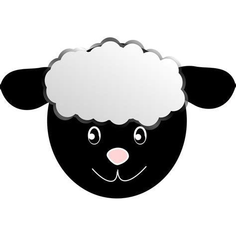 Black Happy Sheep Png Svg Clip Art For Web Download Clip Art Png