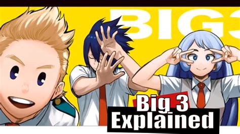 My Hero Academia The Big Three Explained For Anime Fans Mirio