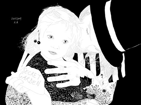 Dash Snow With His Daughter Secret A Drawing By Stephanie Daoud From