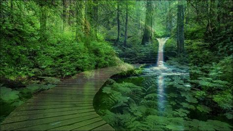 Hd Peaceful Wallpapers Free For Desktop Laptop Iphone Riparian Forest