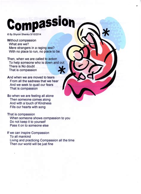 Compassion 15th In The Good Words Project Poem Cool Words