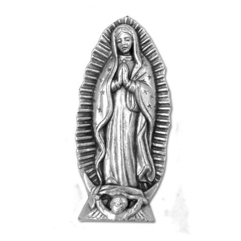 Our Lady Of Guadalupe Pocket Statue Mary Immaculate Queen Center