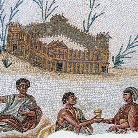 Ancient Roman Dinner Party Ancient Roman Food High Resolution Stock