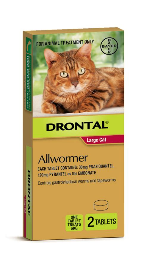 Drontal All Wormer For Big Cats Up 2 Tablets