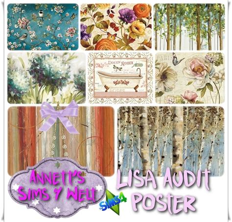 Lisa Audit Poster Sims 4 Updates ♦ Sims 4 Finds And Sims 4 Must Haves ♦