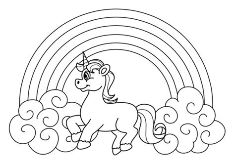 Free Printable Unicorn Coloring Pages