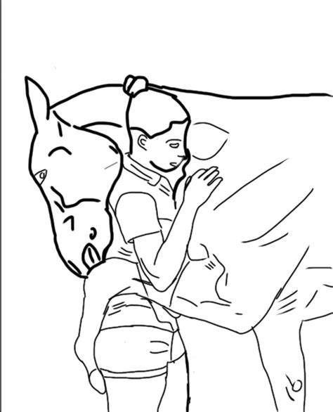 2 Friends Hugging Coloring Coloring Pages