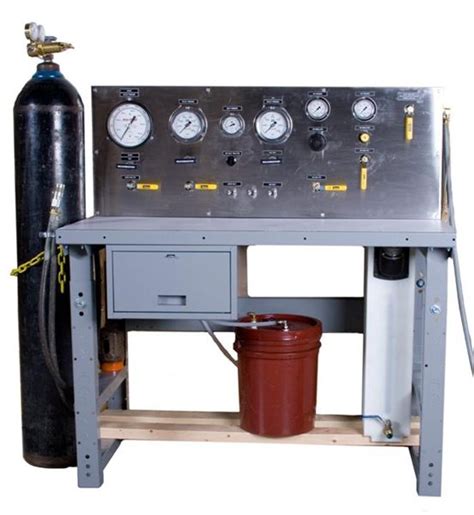 Pressure Testing Bench On Maxpro Technologies Inc