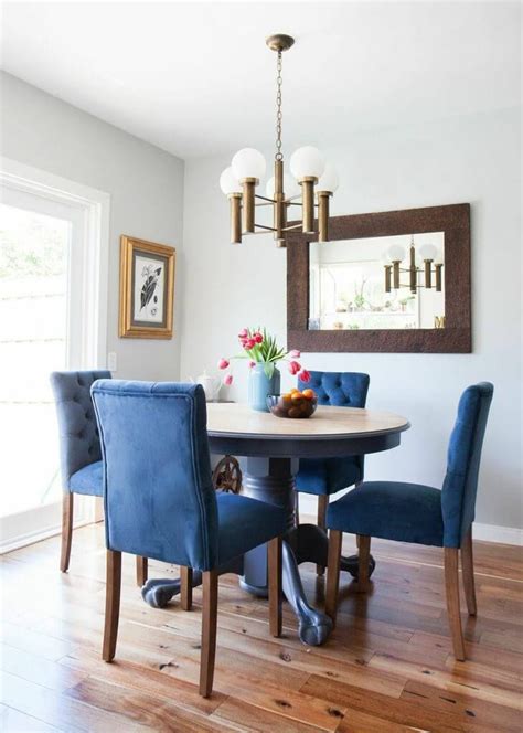 I went through a stage in life where i considered myself an esteemed picnic connoisseur and was if you love the indulgent look of tufted dining room chairs and a french inspired pedestal table, then you'll want to check out today's pottery barn. Pin by Buzzguide on Dining Tables | Dining room blue ...