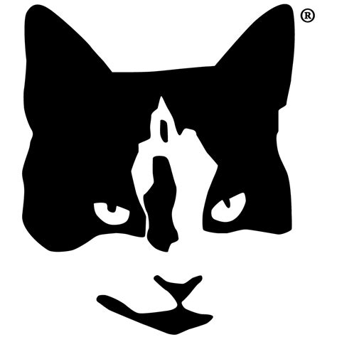 Black Cat Head Logo Logodix