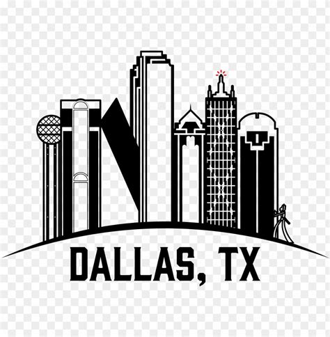 Free Download HD PNG Dallas Skyline Logo PNG Image With Transparent Background TOPpng