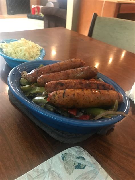 spicy italian sausages — big green egg forum