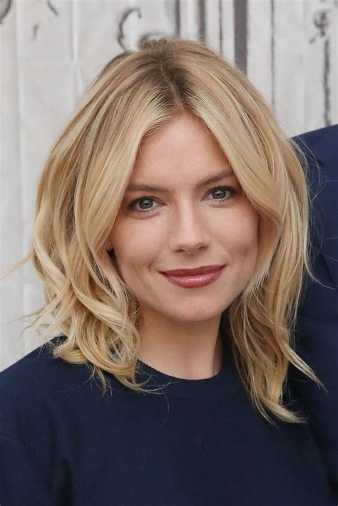 Sienna Miller Blonde Bob And Lob Hairstyle Inspiration