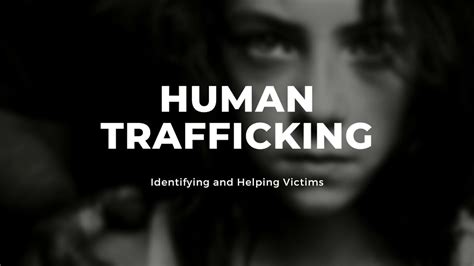 Human Trafficking: Identifying and Helping Victims - YouTube